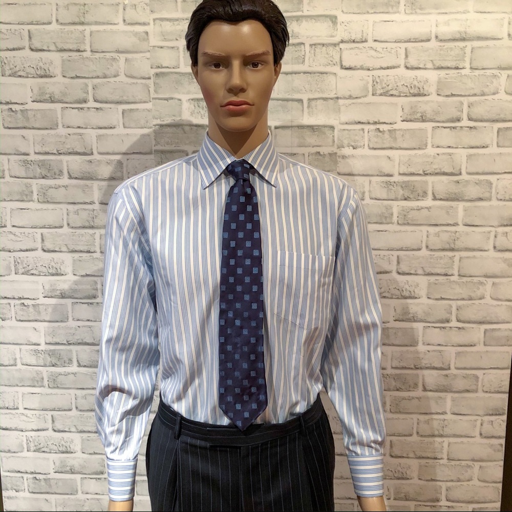 BOSS Hugo Boss Button Down Striped Dress Shirt